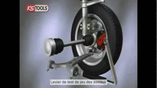 700.1465 - Levier de test de jeu des essieux - KS TOOLS