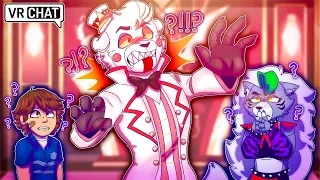 Lucifer Becomes a GLAMROCK ANIMATRONIC in Hazbin Hotel VRCHAT