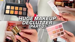 BIG MAKEUP DECLUTTER PART 2 EYES & LIPS