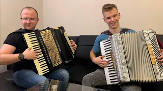 Maryjanka- duet akordeonowy z ks. Piotrkiem