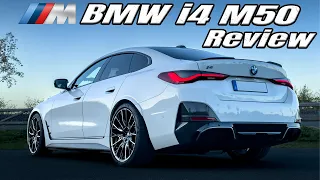 BMW i4 M50 544 PS Review | Vergleich Tesla Model 3 Performance | 0-100 | 100-200