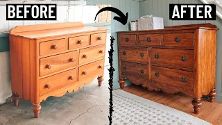 Refinish Furniture Without Stripping!