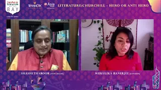 IBB Digital Churchill Hero or Anti Hero Dr Shashi Tharoor in conversation with Ms. Banerjee