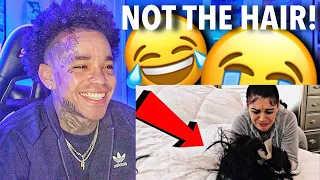 THE PRINCE FAMILY | D&B Nation - HAIRCUT PRANK ON WIFE *she freaked out* [reaction]