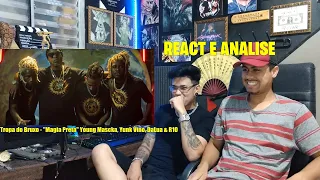 Tropa do Bruxo - "Magia Preta" Young Mascka, Yunk Vino, DaLua & R10 react e analise