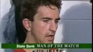Phil Blake man of the match