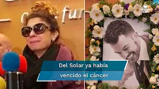 Fernando del Solar no murió de cáncer, La muerte de su padre lo afectó demasiado