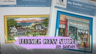 Flosstube #2 : Unboxing Joy Sunday cross stitch