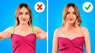 Genius Bra Hacks And Clothes Transformation Ideas 👙👗