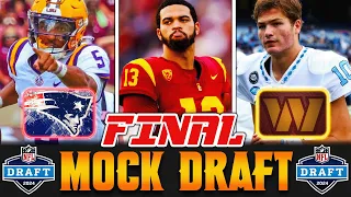 FINAL 2024 NFL Mock Draft | Predictive