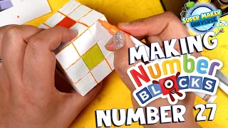 Making Numberblocks number 27!