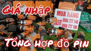 TỔNG HỢP NHỮNG MẪU KHOAN PIN PHỤ KIỆN ĐỒ PIN TRÊN THỊ TRƯỜNG #khoanpin #maykhoanpin #maykhoanbetong