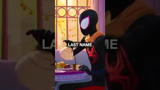 Why DOESN’T Miles Have His Dad’s Last Name? #acrossthespiderverse #shorts