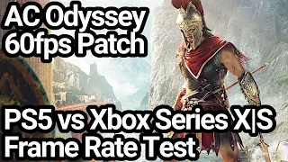 Assassin's Creed Odyssey PS5 vs Xbox Series X|S Frame Rate Test (60fps Backwards Compatibility)