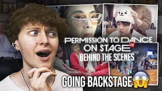 GOING BACKSTAGE! (BTS Permission to Dance 'On Stage' Seoul | Behind The Scenes Reaction)