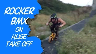 I hit my huge ramp on the rocker bmx!