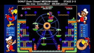 DONUT Dodo (2022) MEDIUM-HARD mode 398K (no miss, combo miss 1)