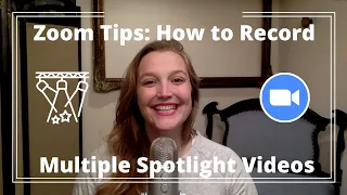 Zoom Tips: How to Record Multiple Spotlight Videos in Zoom - Part 1