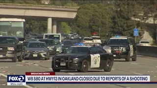 Possible shooting on I-580 leads to closure of Oakland freeway