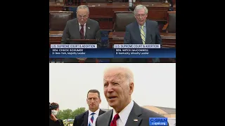 Senator Schumer & McConnell and President Biden on U.S. Supreme Court & Abortion