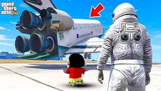 Franklin & Shin Chan Going to Space in Gta 5 in Telugu