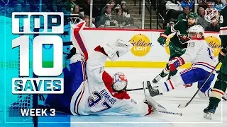 Топ-10 сэйвов недели / Top 10 Saves from Week 3 | 2019-20 NHL Season