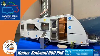 Knaus Südwind 650 PXB Modell 2022 auf dem Caravan Salon 21