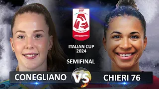 Semifinal: Conegliano vs Chieri '76 | Italian Volleyball LVF SerieA1 Coppa Italia 2024