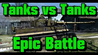 Call to Arms - Gates of Hell: Ostfront Tanks vs Tanks huge battle