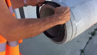 Concrete Pipe Rubber Ring Joint Installation