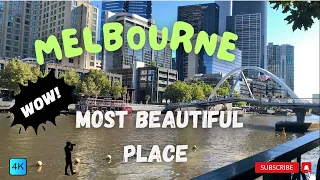 Walking Along The Yarra River 4K |Melbourne Australia 4K