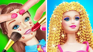 WE ADOPTED A BARBIE 👸✨ Extreme Broke vs Rich Doll Makeover by YOWZA