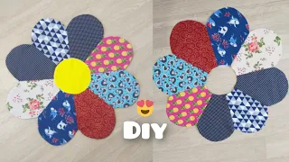 Tapete de Retalhos PASSO A PASSO FÁCIL 🌼  How to make doormats / making idea-WOW