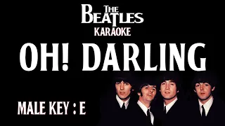 Oh Darling (Karaoke) The Beatles Low Male Key E /Nada Rendah Pria/ Cowok