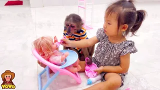 YoYo Jr goes to buy baby toy for Ai Tran