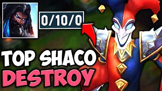 PINK WARD SHACO EMBARRASSES MASTER UDYR PLAYER! (HILARIOUS OUTPLAYS)