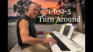 Turn Around using the 1-6-2-5