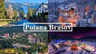 [4k] Driving Video. Poiana Brasov, Romania. Alpine Tranquility in the Heart of Romania.