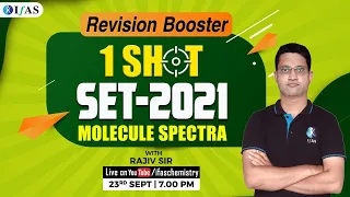 Complete Revision of Molecular Spectra for SET-2021 exam