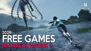 Best New FREE GAMES in UNREAL ENGINE 5 coming out in 2024 | PS5, Xbox Series X/S and PC