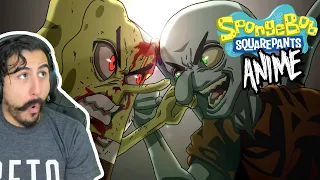 Reacting to SpongeBob SquarePants Anime!