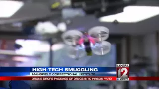 Drone drops drugs in Ohio prison yard, spurring inmate fight