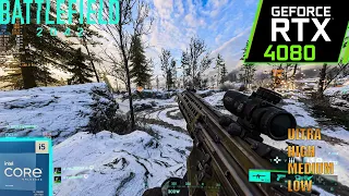 BATTLEFIELD 2042 :Season 5 | RTX 4080 16GB+i5 13600K -4K-Ultra to Low graphics tested