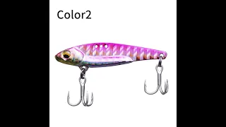 LINNHUE Metal Fishing Lure Fishing Tackle Crankbait Wobbler Bait Treble Hook Sinking Bait Tackle