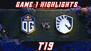 Dota 2 OG VS Liquid Game 1 Highlights | TI9 Grand Finals