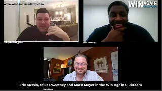 Tackling Mental Health in Sports w Eric Kussin, Mike Sweetney & Mark Moyer in the Win Again Clubroom