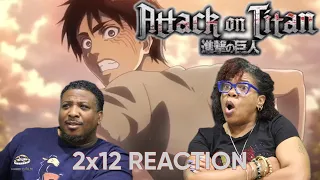 Attack On Titan 2x12 "Scream" REACTION!!