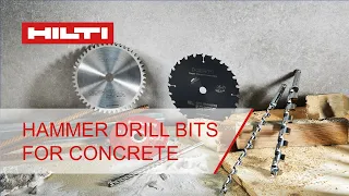 Hilti hammer drill bits for concrete introduction