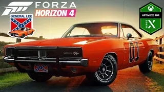General Lee Dodge Charger 1969 The Dukes of Hazzard . FORZA HORIZON 4 XBOX SERIES X GAMEPLAY FH4
