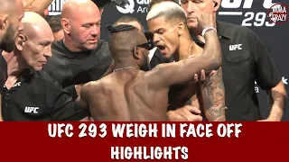 Full UFC 293: Weigh in Face Off Highlights